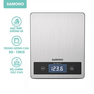 Mua Cân tiểu ly điện tử mini SAMONO SW-KS03 dùng cho nhà bếp độ chính xác cao từ 3g đến 10kg - Hàng chính hãng