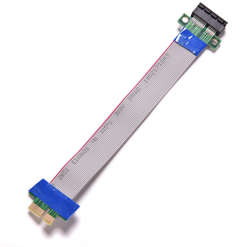 [jing] PCI-E Express 1X Slot Riser Card Adapter Extender Extension Ribbon Flex Cable [vn]