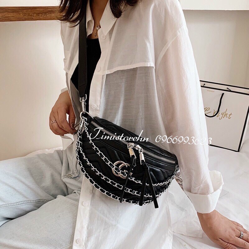 TÚI BAO TỬ CG ĐEO CHÉO NGỰC DA MỀM | BigBuy360 - bigbuy360.vn