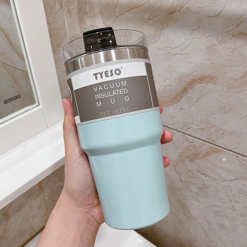 Bình Nước TYESO 600ML Giữ Nóng/lạnh Trên 8h