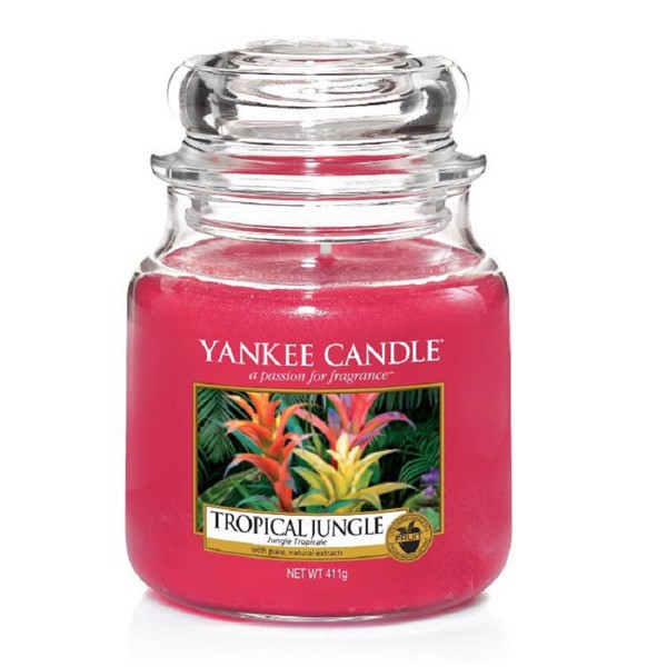 Hũ nến thơm Tropical Jungle Yankee Candle YAN4480 (Size M 411g)