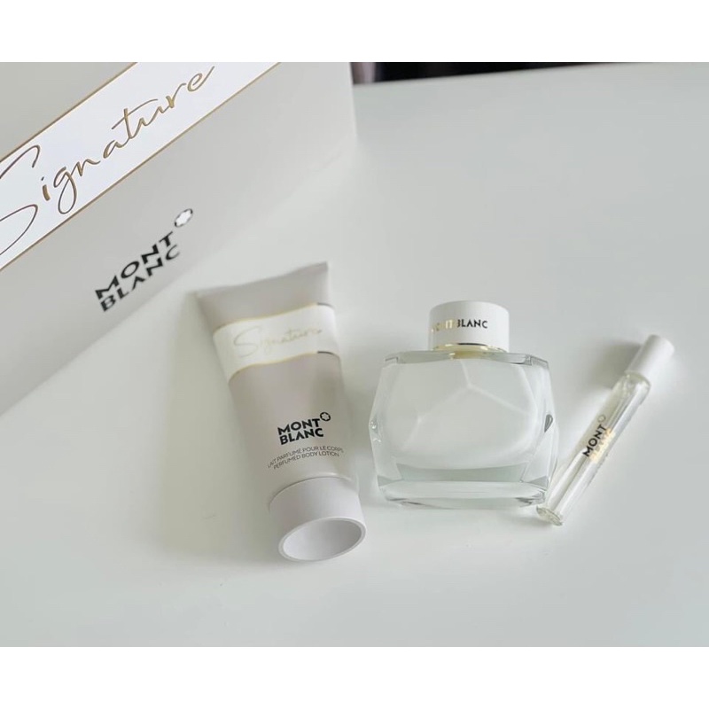 Nước hoa Mont Blanc Signature EDP 90ml + 7,5ml + lotion 100ml