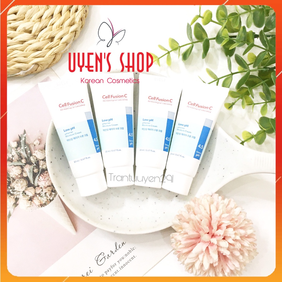 (Mini Size 20ml) Kem dưỡng Cell Fusion C Low PH PHarrier Moisture Cream 20ml