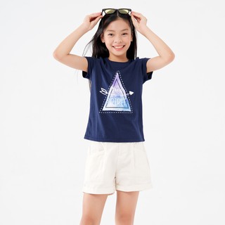 Áo Phông Hở Vai Bé Gái (10-14 Tuổi) K's Closet T178EIS TM