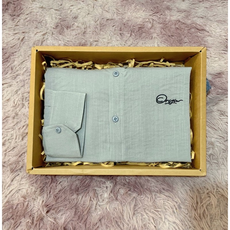 Áo sơ mi nam dài tay (có tay ngắn) bố đũi thêu chữ đẹp Bigsize < 120kg | BigBuy360 - bigbuy360.vn