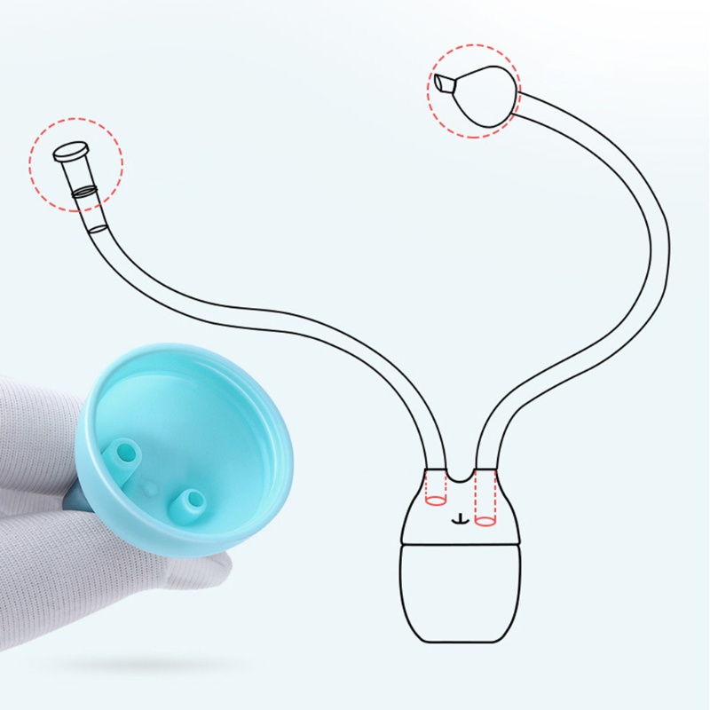 Dụng Cụ Vệ Sinh Mũi Cho Bé Bằng Silicone An Toàn Tiện Dụng