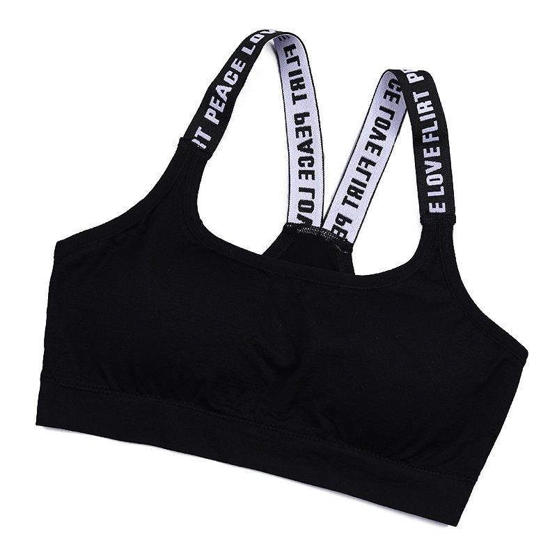 AOFEIQIKE AOFEIQIKE Áo Lót Thể Thao Không Đường May In Chữ Cái Tiếng Anh