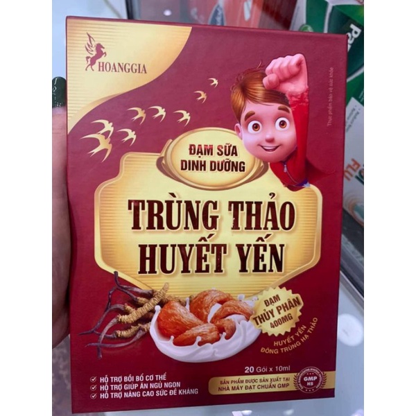 Trùng Thảo Huyết Yến, Tăng Sức Đề kháng, Bồi Bổ Sức Khỏe