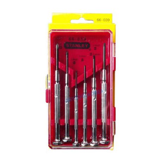 Bộ vít đồng hồ 6 cây (cán sắt) Stanley 66-039