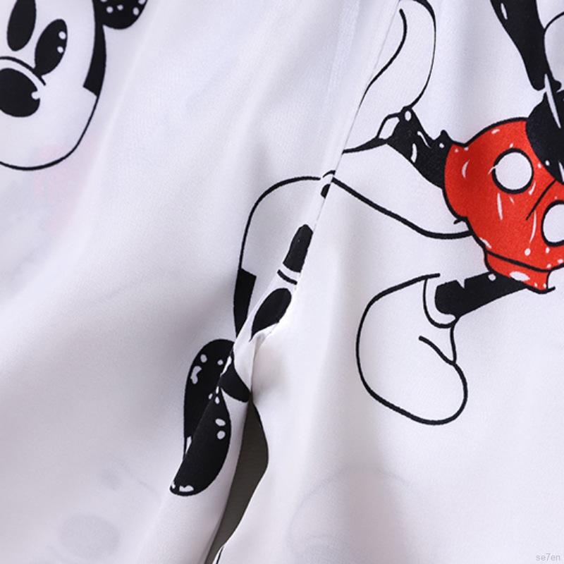 Set đồ ngủ dài tay họa tiết hoạt hình cho bé gái từ 1-6 tuổi