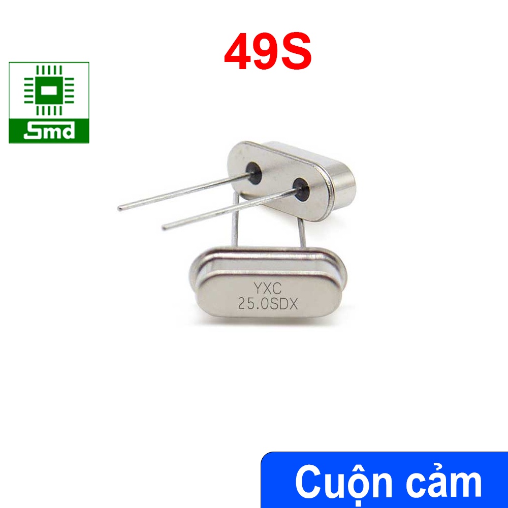 Thạch anh 49S 12Mhz 4Mhz 8Mhz 16 20 11.0592 Mhz bộ dao động tinh thể thạch anh HC-49S Các loại Cắm Dán SMD tạo dao động