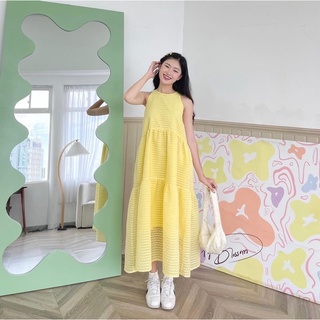 [ HÀNG THIẾT KẾ - KOISÉ STUDIO ] ĐẦM DÀI 3 TẦNG SÁT NÁCH