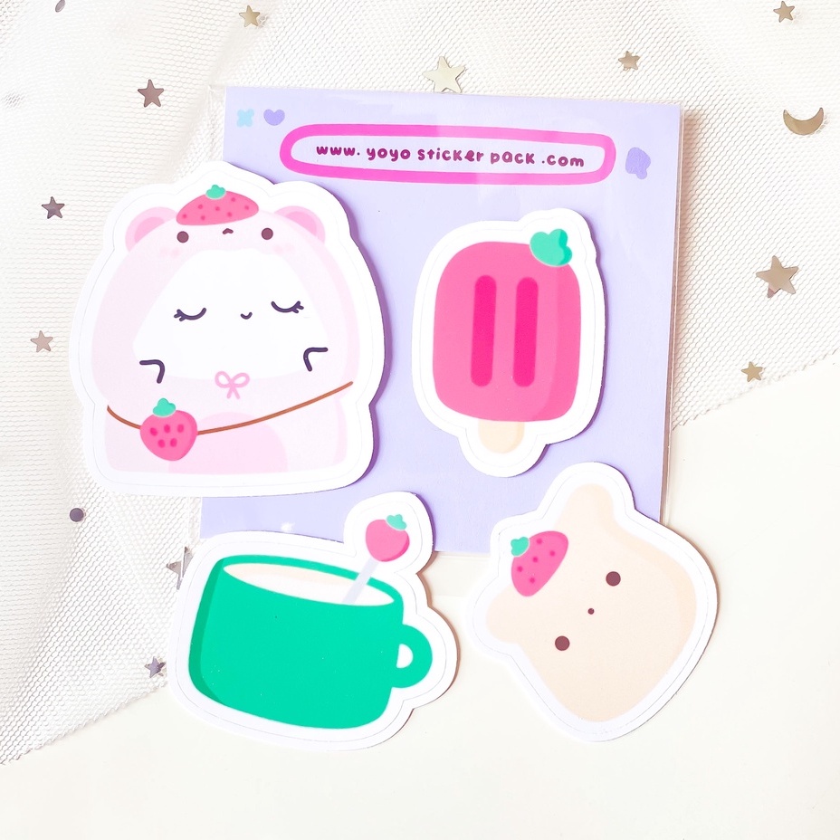 Sticker Yoyo / Set 4c