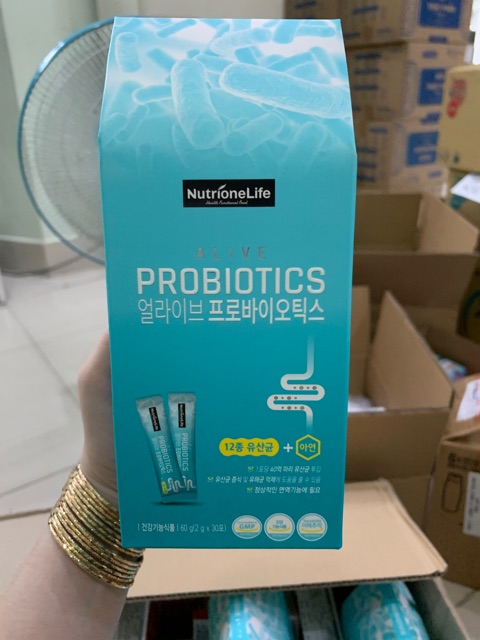 Men Vi Sinh Hàn Quốc Bổ Sung Lợi Khuẩn,Tăng Cường Chức Năng Hệ Tiêu Hóa Nutrionelife Alive Probiotics- 0305557