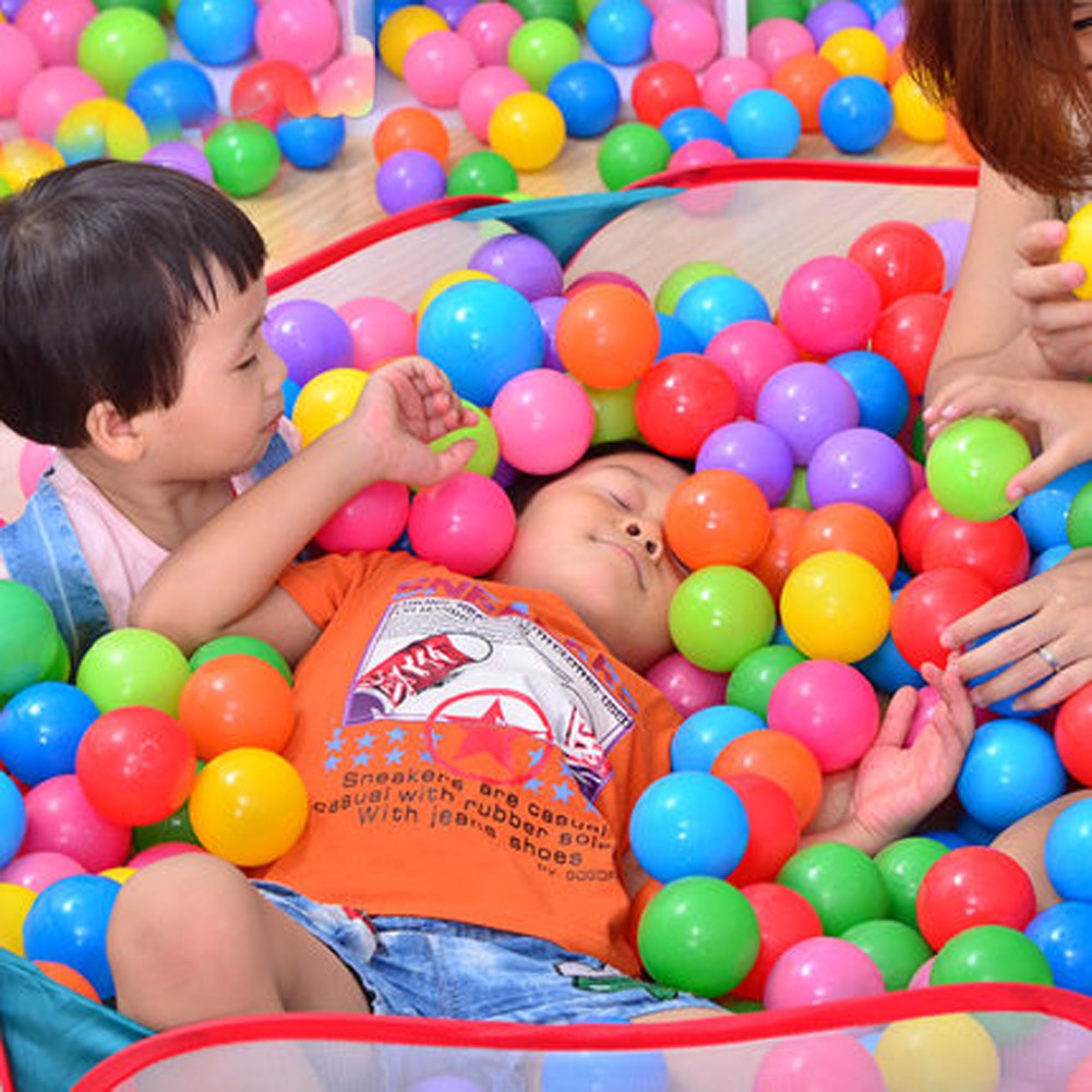 Đồ chơi ném bóng nhựa mềm màu sắc sặc sỡ cho bé
