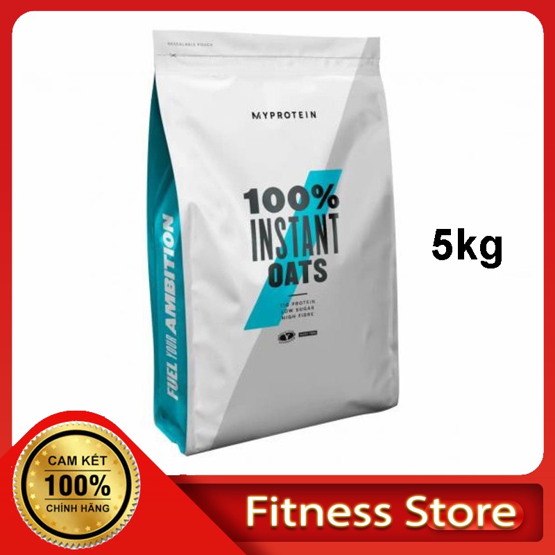 Bột Yến mạch Uống Liền 5kg - Myprotein Hỗ trợ Giảm cân tăng cơ giảm mỡ, ăn kiêng, Gym, Keto, Eat Clean, Instant Oats mịn