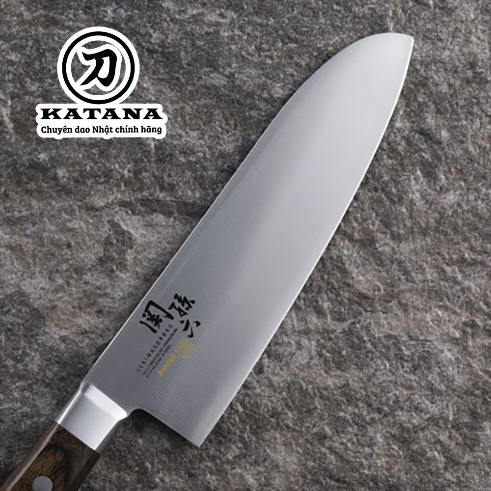 Dao bếp Nhật cao cấp KAI Benifuji Santoku AB5437 (165mm)