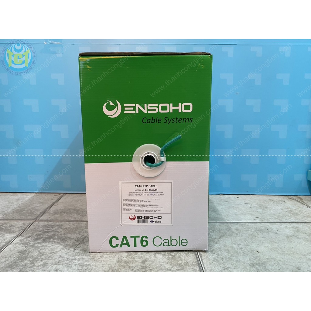 Cáp mạng ENSOHO Cat 6 FTP EN-F6CA24 chính hãng
