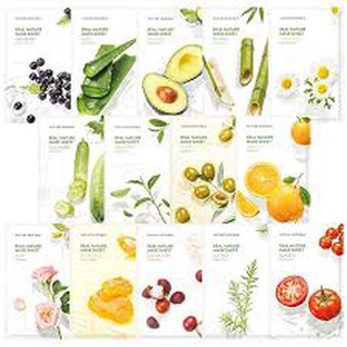 Lẻ 01 miếng mặt nạ giấy Nature Republic Real Nature Mask Sheet 23ml