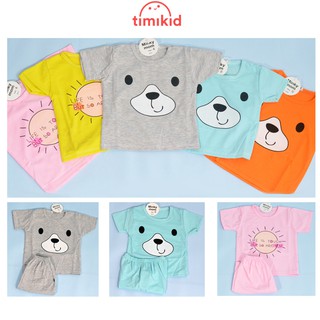 Bộ thun cộc tay MinkyMom-Bộ quần áo phông ngắn tay cho bé
