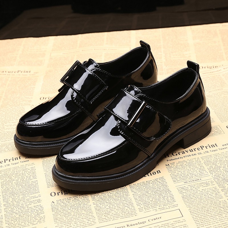 Giày Oxford Quai Dán Ngang Vintage Sang Chảnh Da Mềm - MPS166 [HÀNG ORDER] | BigBuy360 - bigbuy360.vn
