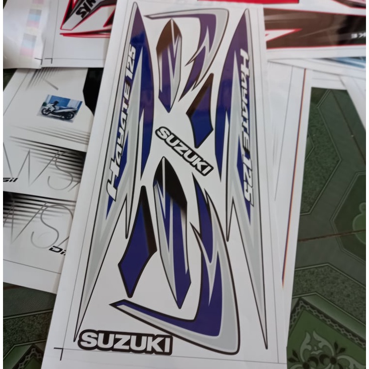 Tem rời Hayate 125 xanh đen