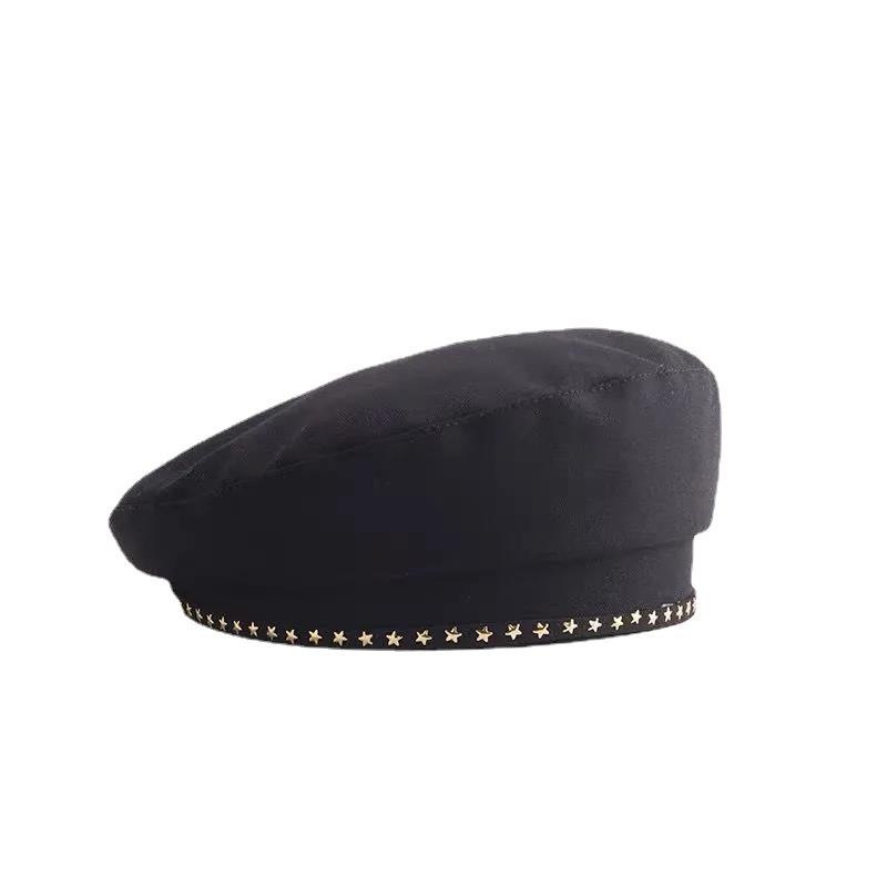 Mũ beret màu trơn mới cho nữ