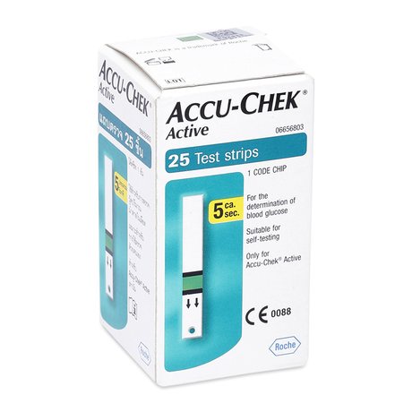 Que Thử Đường Huyết Accu Check Active Hộp 50 Que