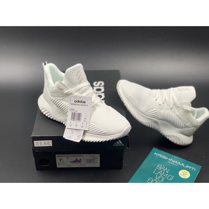 Giày thể thao/ Sneaker Alphabounce full trắng