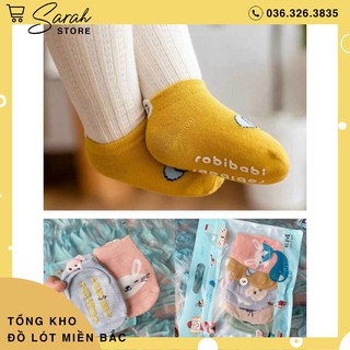 Set 5 đôi tất trẻ em hình ngộ nghĩnh chống trơn trượt mẫu mới 2020