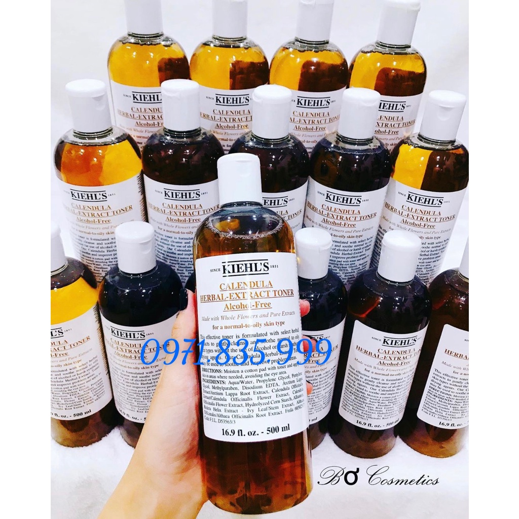 Toner Kiehls, Toner Hoa Cúc Kiehl's 250ml 500ml, Nước cân bằng da hoa cúc hàng chính hãng