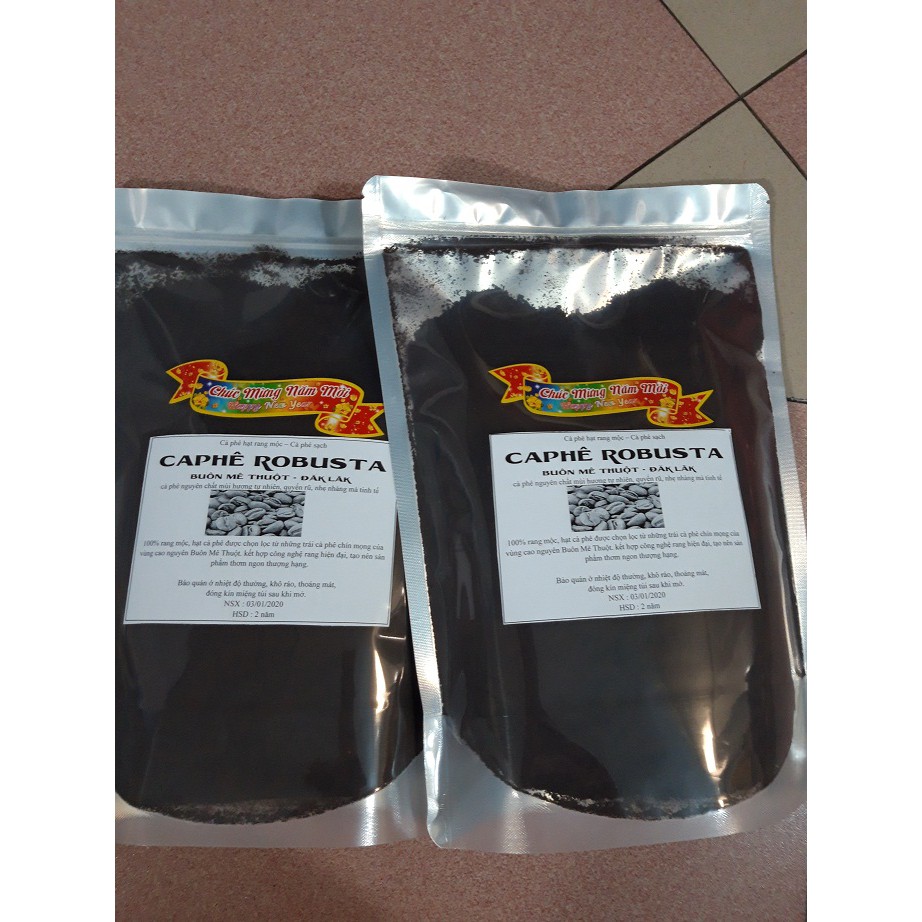 CÀ PHÊ HẠT RANG MỘC, Cafe ROBUSTA rang mộc , giá sỉ dành cho quán cafe, - cafe hat500g