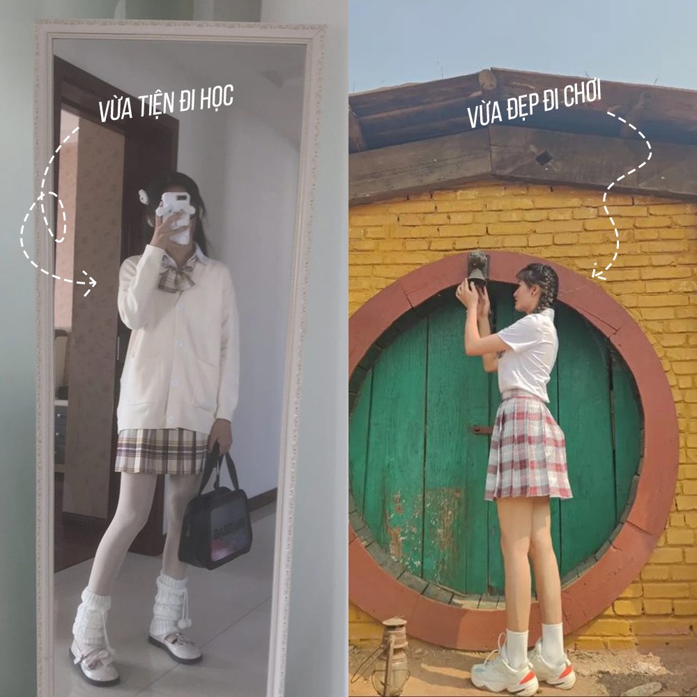 Áo sơ mi cài cúc jk đồng phục nhật bản phong cách học sinh dễ thương A00012