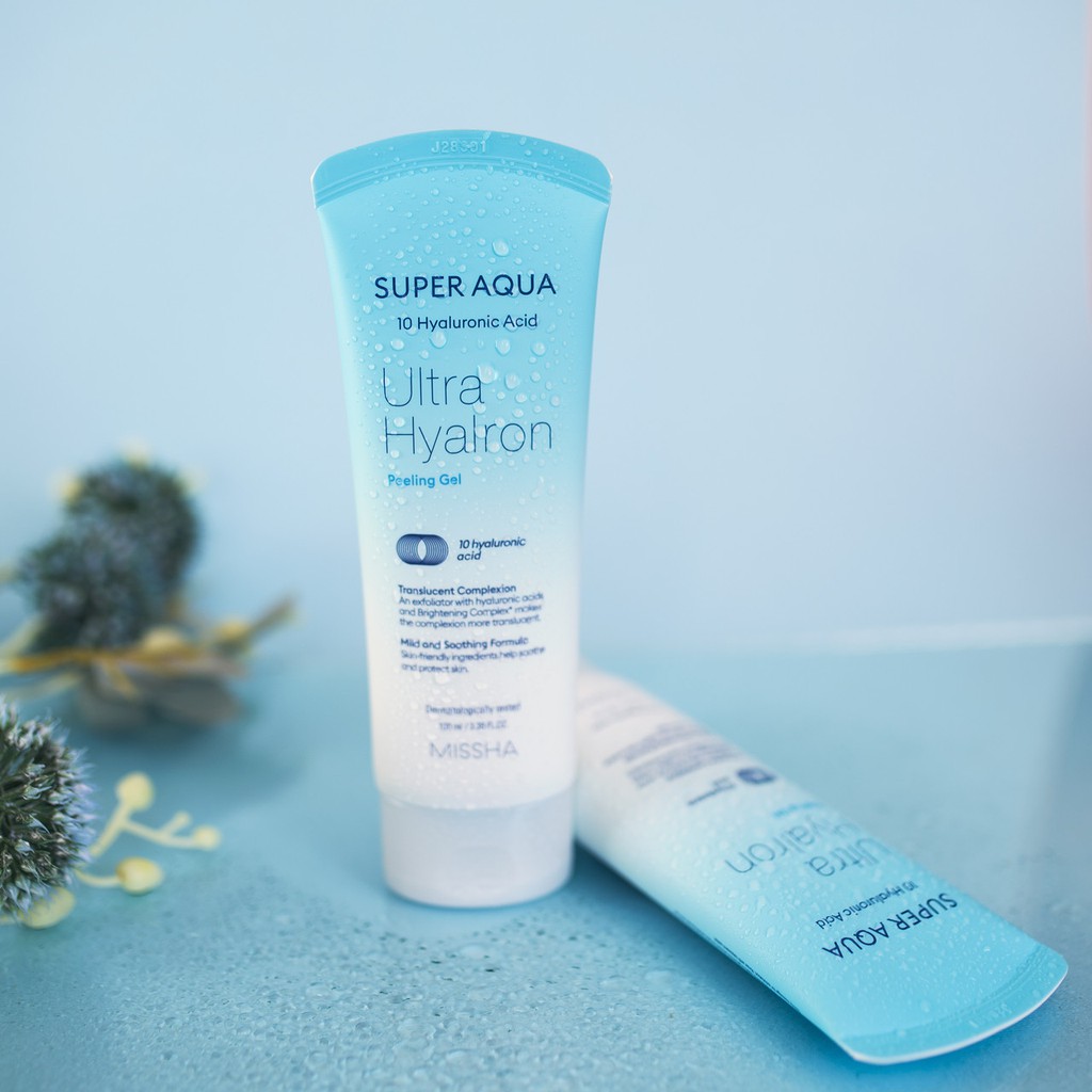 Tẩy Tế Bào Chết Dưỡng Ẩm Làm Sáng Missha Super Aqua Ultra Hyalron Peeling Gel