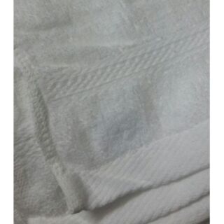 Khăn mặt bông màu trắng khổ 25x45