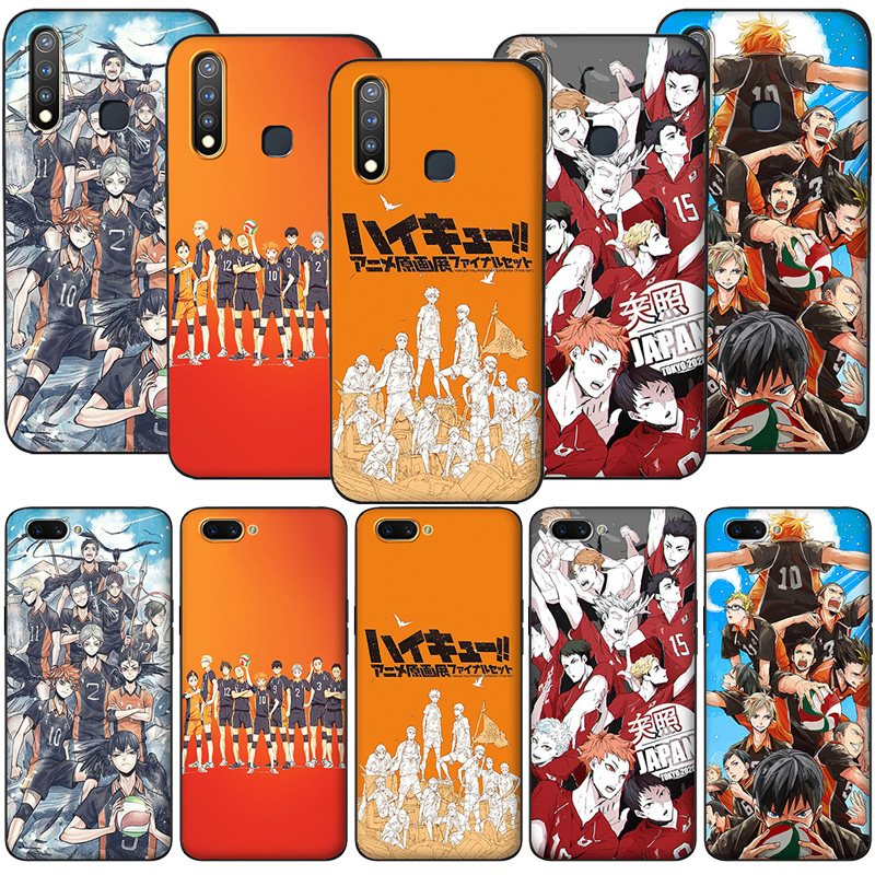 Ốp Điện Thoại Mềm Hình Anime Haikyuu karasuno Cho Realme 2 3 5 5i 5s 6 C2 C3 6i Q Pro SZ10