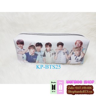 Hộp bút bts, bóp viết 4d đựng bút in hình kpop giá rẻ