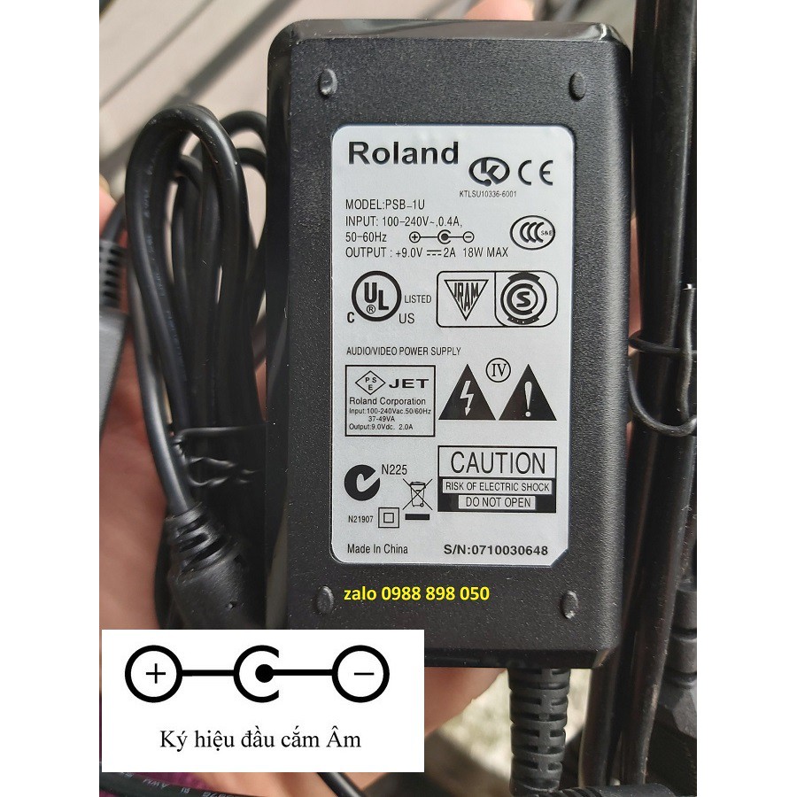 Adapter Roland PSB-1U 9V 2A 18W