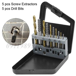 🔥FREESHIP🔥 Bộ lấy vít gãy hoặc tòe đầu loại tốt - tháo ốc gãy - tháo vít gãy 10pcs