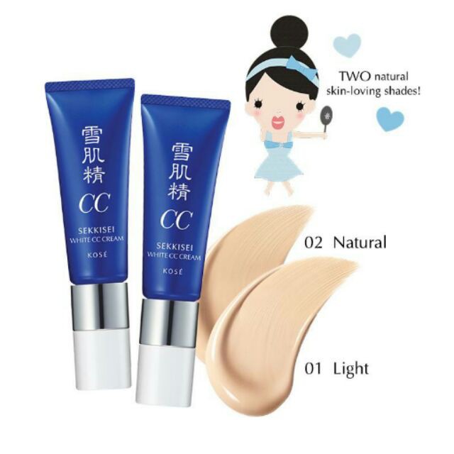 Kem nền Kose Sekkisei White CC Cream SPF50++ 6 in 1