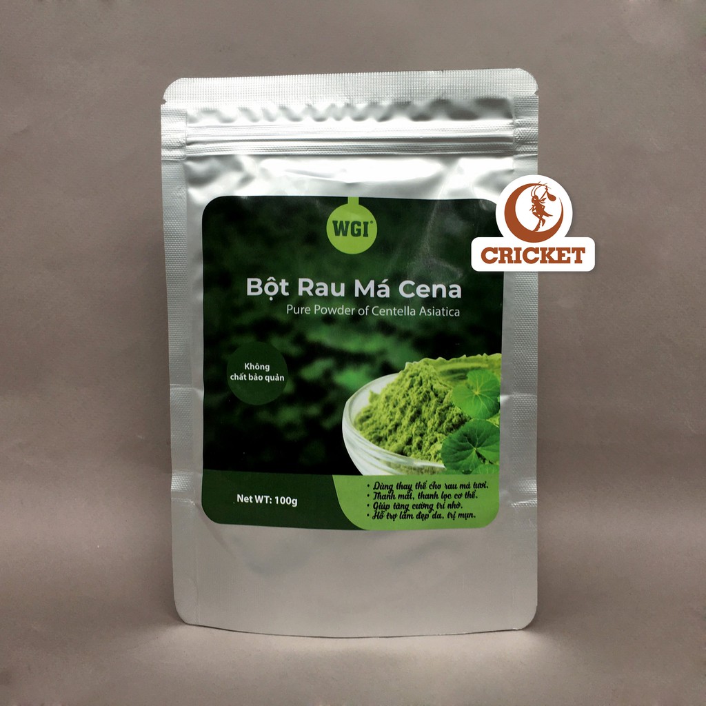 Bột rau má sấy lạnh nguyên chất Cena (100g), làm đẹp da, thanh mát cơ thể