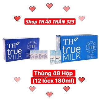 MỚI -Sữa TH True Milk 180ml (Thùng 48hộp )