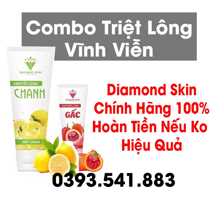 Combo Kem Tẩy Lông Chanh Gấc Triệt Lông Tại Nhà Hiệu Quả Không Mọc Lại