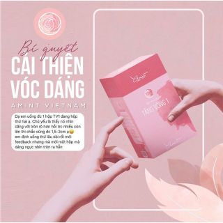 Bột tăng vòng 1 a'mint ( tặng kèm bài tập massage chế độ dinh dưỡng bt massage bấm huyệt kèm quà tặng)