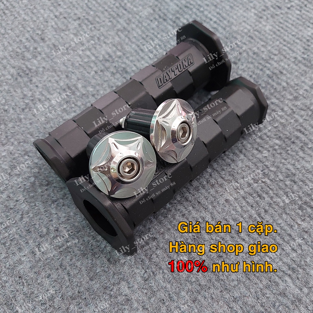 Bao tay xe máy daytona kèm gù salaya inox 304 mẫu phi tiêu gắn mọi xe máy sản phẩm bán theo phân loại khách đặt