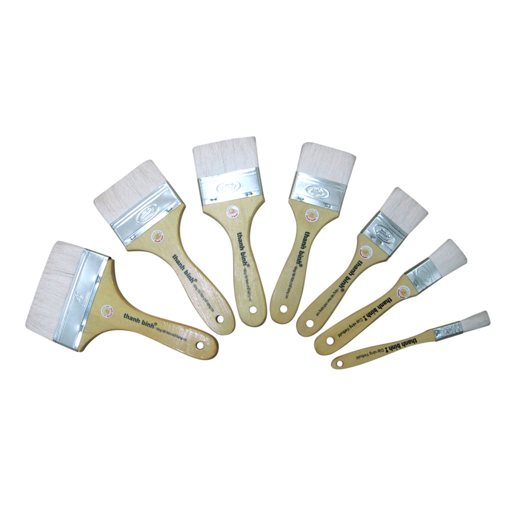 Cọ Sơn Lông Thỏ Thanh Bình - Cọ Quét Sơn Chuyên Dụng Cho Bề Mặt Gỗ, Sắt