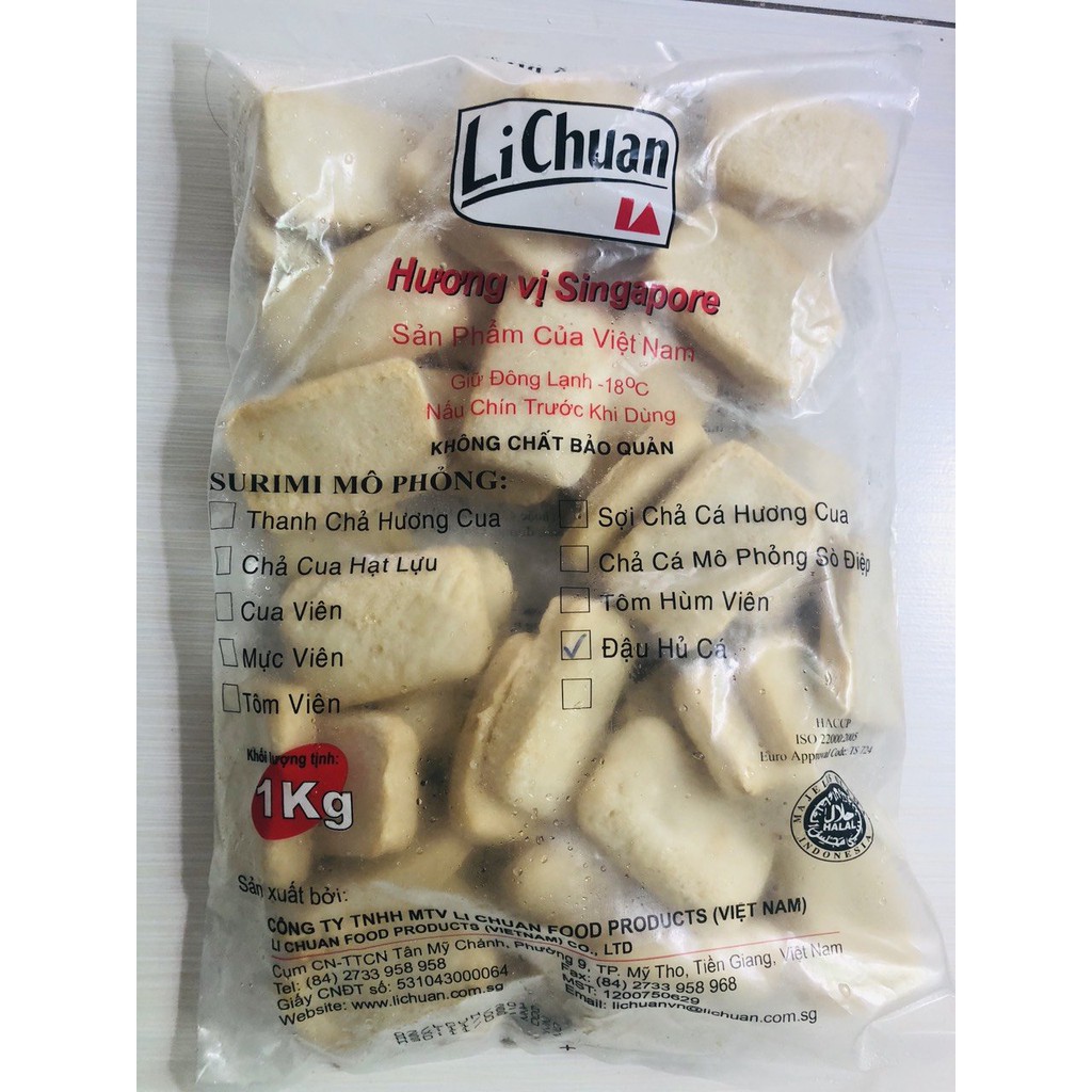 500G ĐẬU HŨ HẢI SẢN LI CHUAN