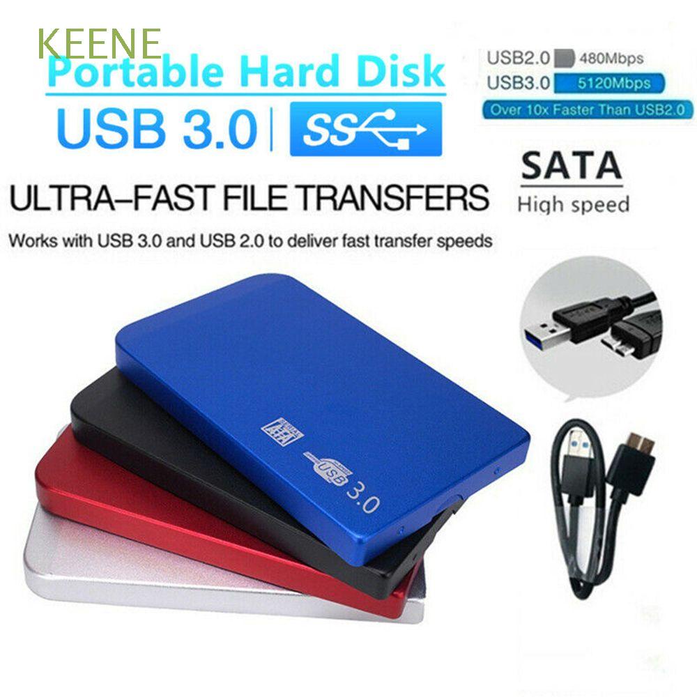 KEENE 4TB 8TB 16TB High Speed External Storage Memory USB 3.0 Mobile Hard Disk Portable SATA HDD Mini 2.5" Hard Drive/Multicolor