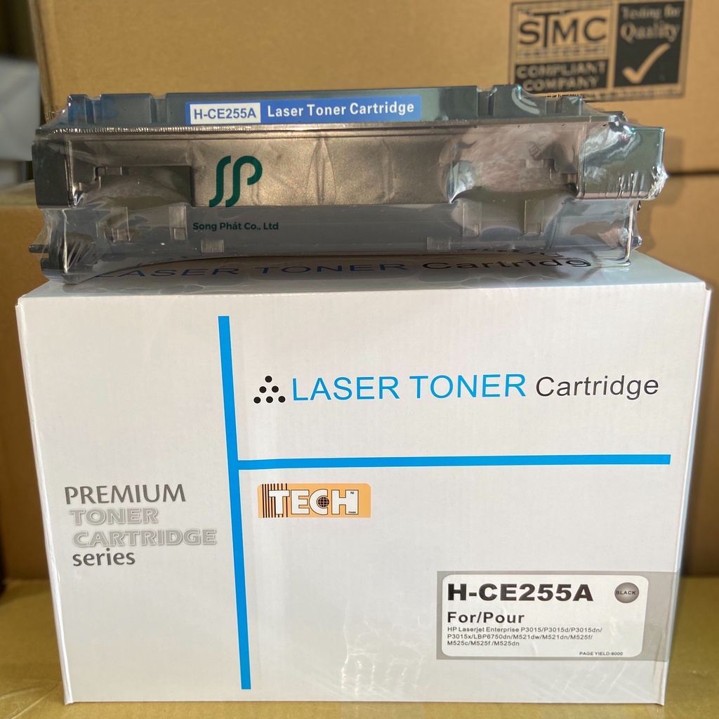 Mực in Laser đen trắng HP 55A (CE255A) - Dùng cho máy HP P3015/ 3010