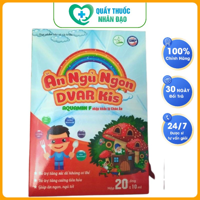 Siro yến sào Ăn ngủ ngon DVAR KIS tăng đề kháng bổ sung vitamin cho bé từ 6 tháng tuổi(có mẫu mới)